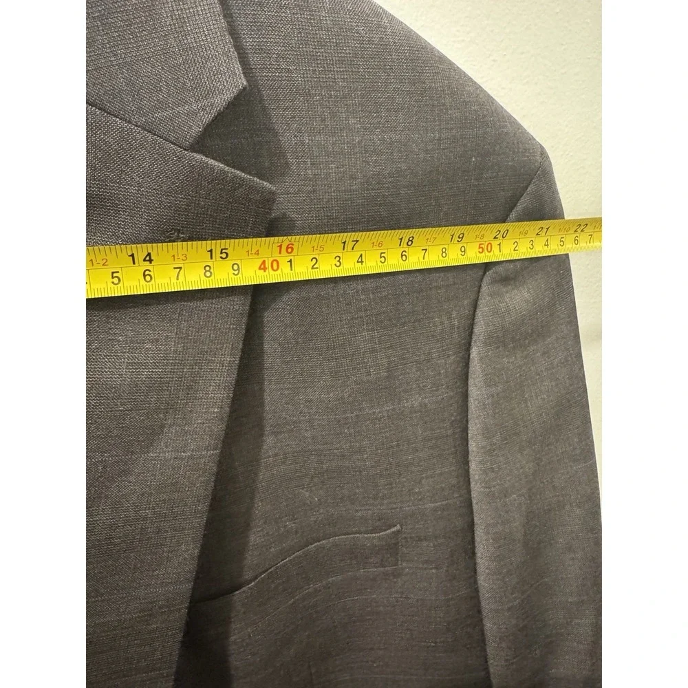Ralph Lauren‎ Mens 50L Chocolate Brown 100% Wool Blazer Sport Coat Long